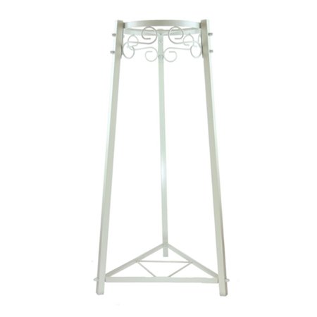 BLUEWAVE LIFESTYLE Bluewave Lifestyle PKSM254 2-Step Floor Metal Stand; White - 32 in. PKSM254